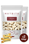 NUTBITE Çiğ Kaju 1kg - Taptaze Yeni Mahsül - Yağsız & Tuzsuz Naturel Hafif Atıştırmalık Kuruyemiş