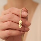 925 Ayar Gümüş Kişiye Özel Pati Kolye