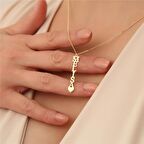 925 Ayar Gümüş Kişiye Özel Kalpli İsim Kolye