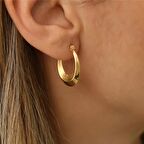 925 Ayar Gümüş Mat Detaylı Vintage Küpe