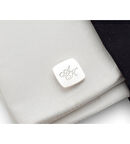 ŞIK KARE KOL DÜĞMESİ AK MODEL