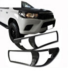 Far Çerçevesi Karbon Siyah Toyota Hılux 2015+2019