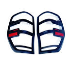 Ford Ranger Stop Çerçeve Sağ ve Sol Siyah Renk 2012-2021 Kırmızı Detaylı