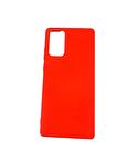 Galaxy Note 20 ile Uyumlu Cappy Silikon Kılıf Kırmızı