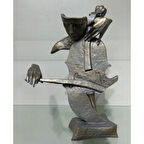 Viyolensel Çalan Adam Gümüş Biblo