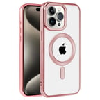 iPhone 14 Pro Kılıf Kronos Magsafe Kapak - Rose