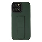 iPhone 12 Pro Max Kılıf Mega Standlı Silikon - Yeşil