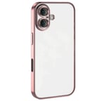 iPhone 16 Plus Kılıf Razer Lensli Silikon - Pembe
