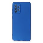 Samsung Galaxy A72 Kılıf First Silikon - Mavi