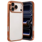 iPhone 17 Pro Razer Lensli Silikon - Turuncu