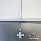 Rodyum Zirkon Taşlı Zincir Çelik Uç Kısmı Pirinç Kolyeler 40 + 5 Cm Uzatma Payı - Kl0132