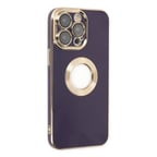 iPhone 13 Pro Max Kılıf Store Silikon - Derin Mor