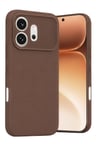 Huawei Honor 600 First Silikon - Kahverengi