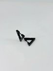 Siyah Çelik Erkek Küpe Çap (9 Mm) Kalınlık (3 Mm) - Ekp0021