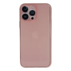 iPhone 13 Pro Max Kılıf PP Ultra İnce Kapak - Pembe