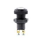 Sinyal İkaz Göz Lambası Şeffaf Uzun Tip (Yuvarlak) Klemensli - Ampullü 24V