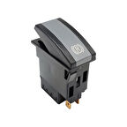 OTOKAR Doruk Otobüs Retarder Anahtar Düğme Rocker Switch 6 Pin (On-On) - Ampullü 24V