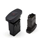 Dacia Symbol, Logan, Sandero, Duster - Flaşör Anahtarı - 8 Pin