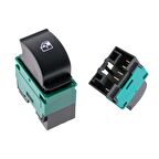 Fiat Doblo, Fiorino - Sol Siyah Cam Açma Kapama Anahtarı - 5 Pin