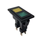 Uyarı İkaz Işığı Rocker Anahtarı  - Ampullü 12V