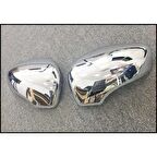 Renault Clio 4 HB Krom Ayna Kapağı 2 parça P.ÇELİK 2012-2018 P.Çelik