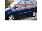 Renault Scenic 1 Krom Cam Çıtası 4 prç. 2001-2005 Arası P. Çelik