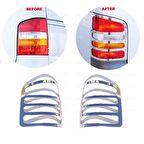 VW T5 Multivan Krom Stop Çerçevesi 2003-2010 Paslanmaz Çelik
