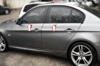 BMW 3 seri E90 Krom Cam Çıtası 4 prç. 2005-2012 P. Çelik