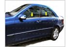 M. Benz C Klasse W203 Krom Cam Çıtası 4 prç. 2000-2007 P.Çelik