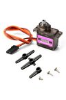 5v Mg90s Metal Dişli Servo Motor 180 Derece Dişli Kol Seti 2kg/cm