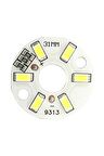 5730 5v 3w 32mm Beyaz Led Modül Aluminyum Pcb 6 Led Lamba Aydınlatma