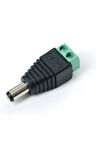 5.5mm x 2.1mm Dc Adaptör Klemens Dönüştürücü Erkek 24V 5A 2 Pin Terminal Kolay Lehimsiz Hızlı Bağlan