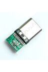 Erkek Type C to Dip Soket 4 Pin USB 3.1 Smd Lehimlenebilir Padler Konnektör Telefon Şarj Board Usb K