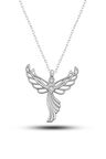 AZURİS SİLVER 925K GÜMÜŞ MELEK KOLYE