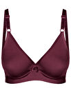 Alışveriş Meydanı Kadın Bordo Basic Üçgen Penye Sütyen