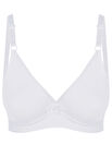 Alışveriş Meydanı Kadın Beyaz Basic Üçgen Penye Sütyen