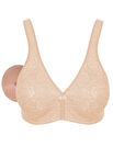 Alışveriş Meydanı Kadın Ten (Dantelli) Penye Pamuk Cepli Protez Sütyen