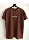 Unisex Brooklyn Baskılı Oversize Tshirt