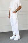 Ekru Regular Kalıp Jean - Kot Pantolon