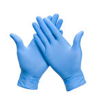 Eldiven Nitril Mavi S Beden