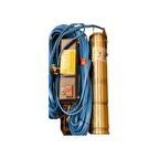 MGM-P 200 2 HP 220v 25 mt. Kablolu & Panolu Bronz Yağ Çemberli Dalgıç Pompa Çıplak Motoru