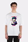 Unisex Beyaz Oversize T-shirt Midoriya Izuku
