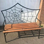Örümcek Bank Oturma Bankı | Metal ve Ahşap El İşçiliği
