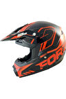 Motosiklet Ce Onaylı Kask Içi Yıkanılabilir Kask Forza Orange
