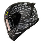 Motosiklet Kaskı Ece 22.R06 Sertifikalı Double Vizör Full Face Kask Draglax Grey
