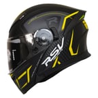 Motosiklet Çene Açılır Kask Ece 22.06 Sertifika Güneş Vizörü Motor Kaskı Duncan Yellow