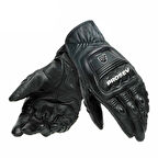 Motosiklet Eldiveni Carbon Titanium Full Koruma Deri Motorcu Eldiven Siyah