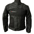 Motosiklet Mont Erkek Siyah Dynamic Montu 4 Mevsim ( Bir Beden Büyük Tercih Ediniz)