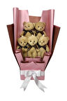 5’li Sevimli Ayıcık Buketi