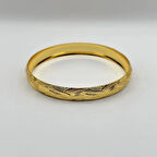 Çelik 22 Ayar Altın Kaplama Bilezik